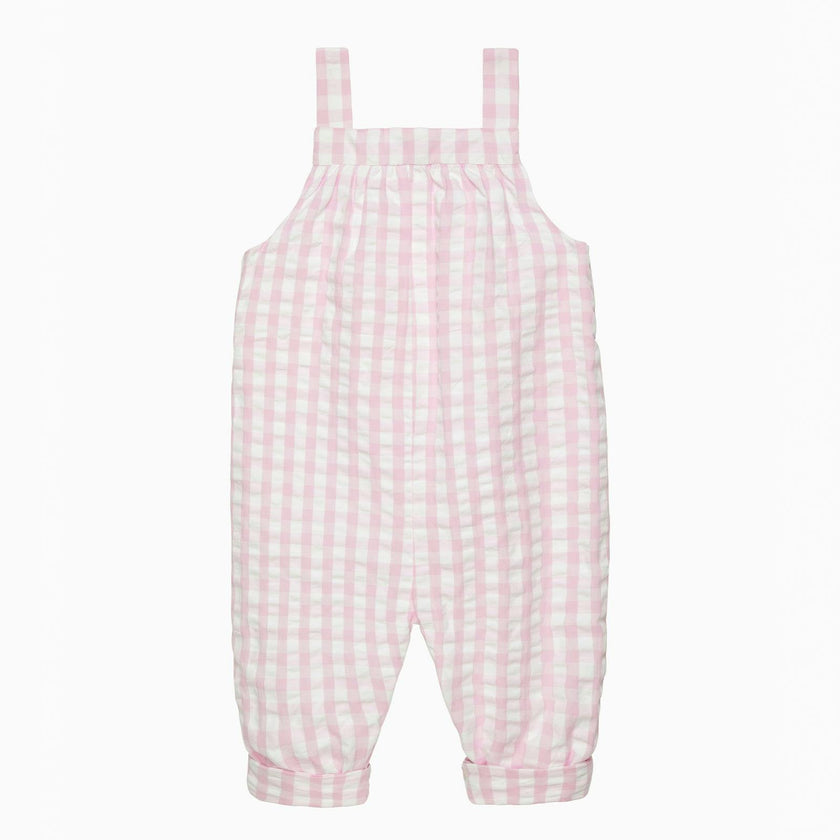 Baby Duck Gingham Dungarees