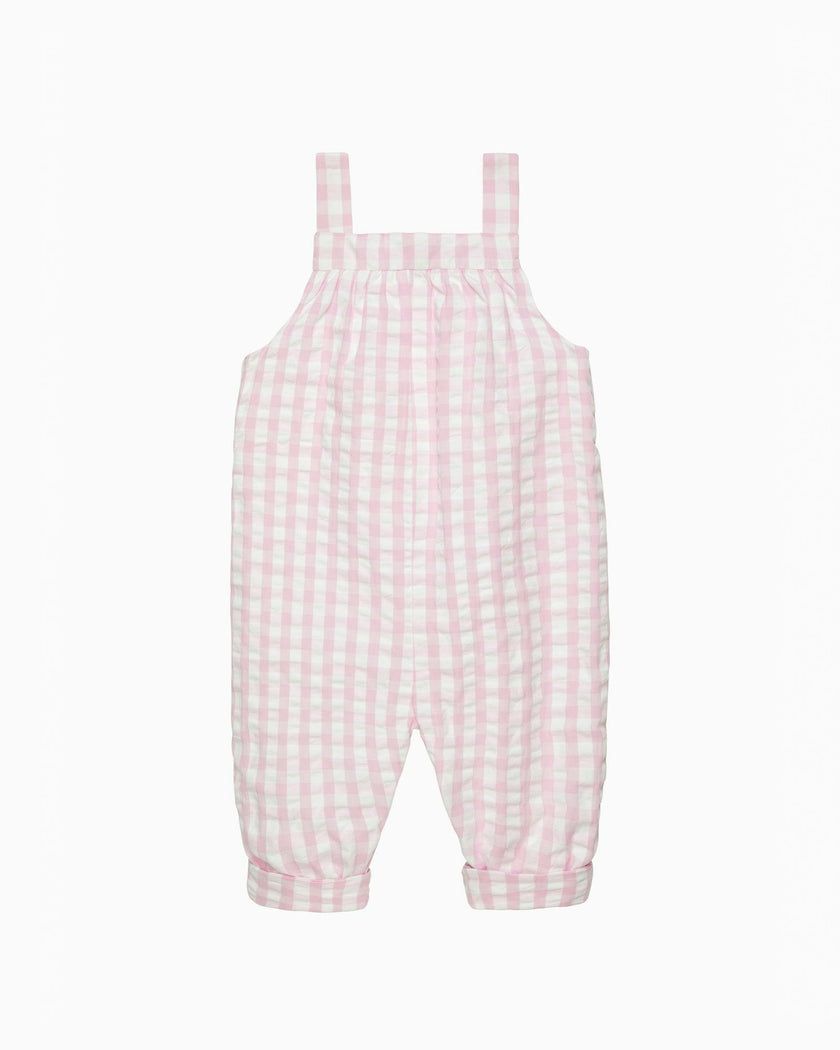 Baby Duck Gingham Dungarees