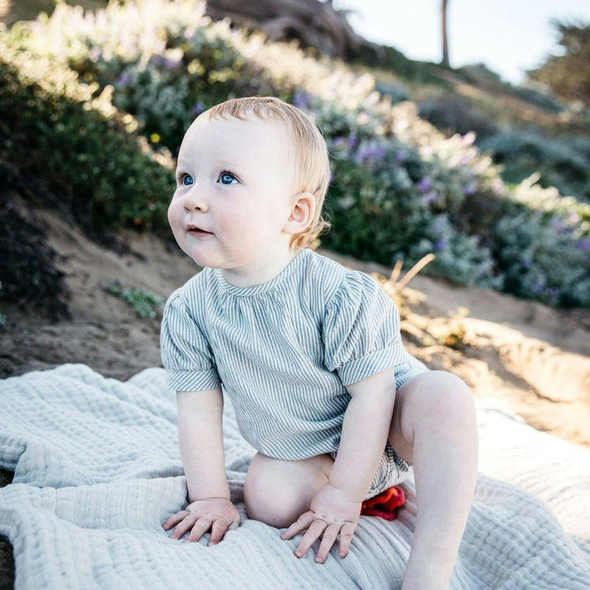 Organic Cotton Bubble Romper