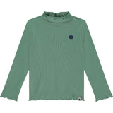 Ribbed Mock Neck Long Sleeve