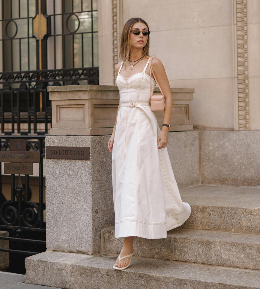 The Fiona Dress - Off White