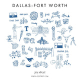 Dallas-Fort Worth Baby Blanket
