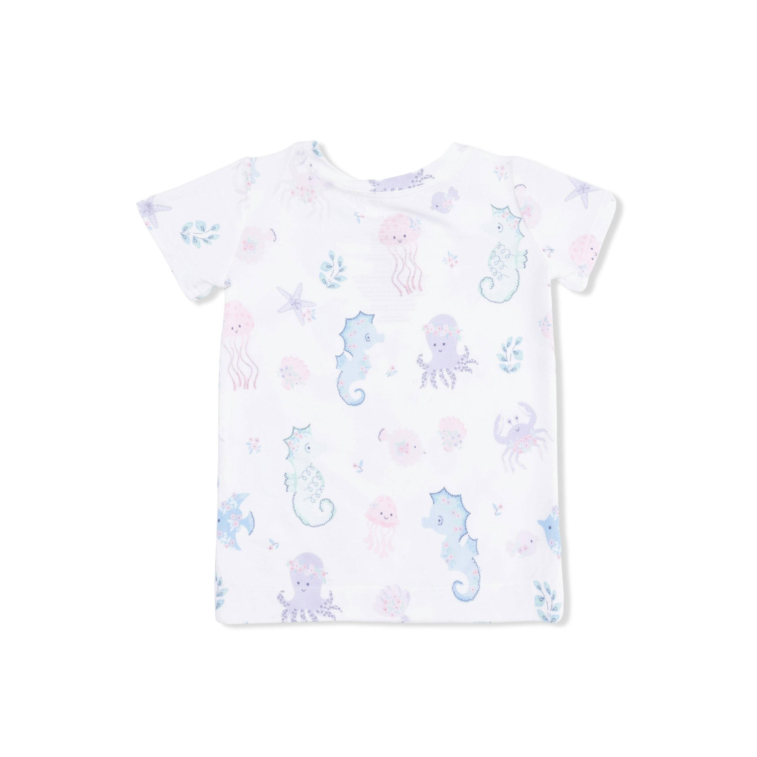 Floral Sea Creatures - Loungewear Short Set