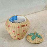 Strawberry Wicker Rattan Basket