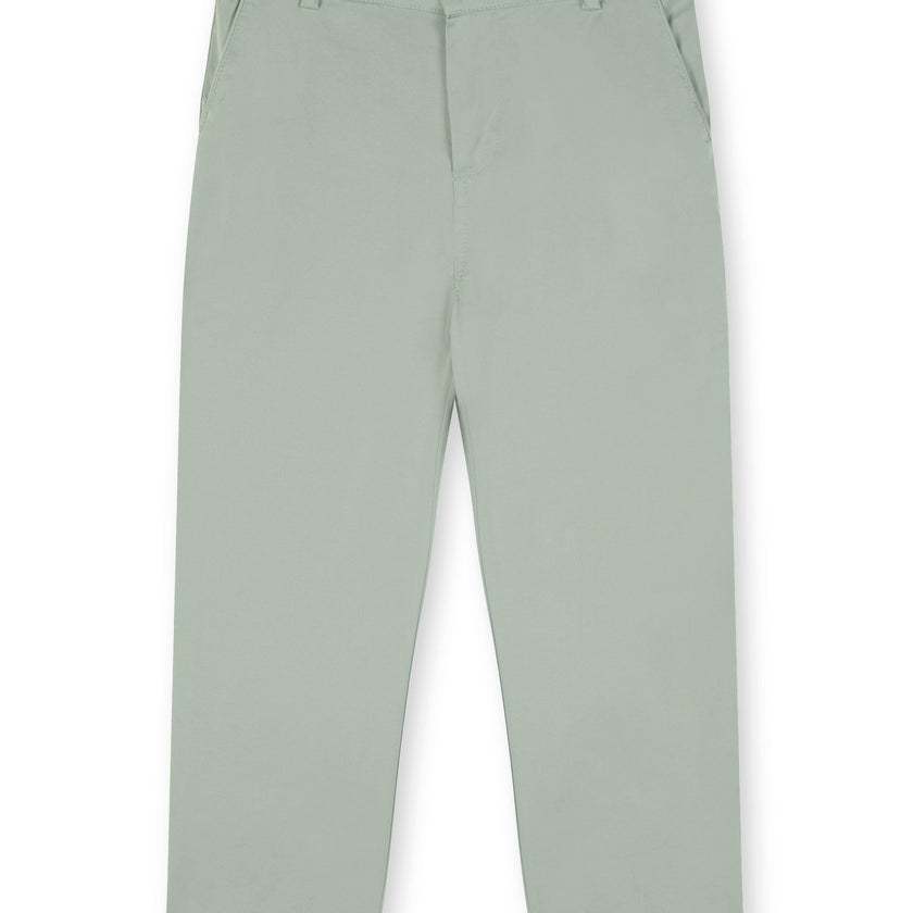 Grey Green Lightweight Chino Trousers