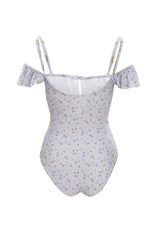 Maise One Piece in Blue Ditsy Floral