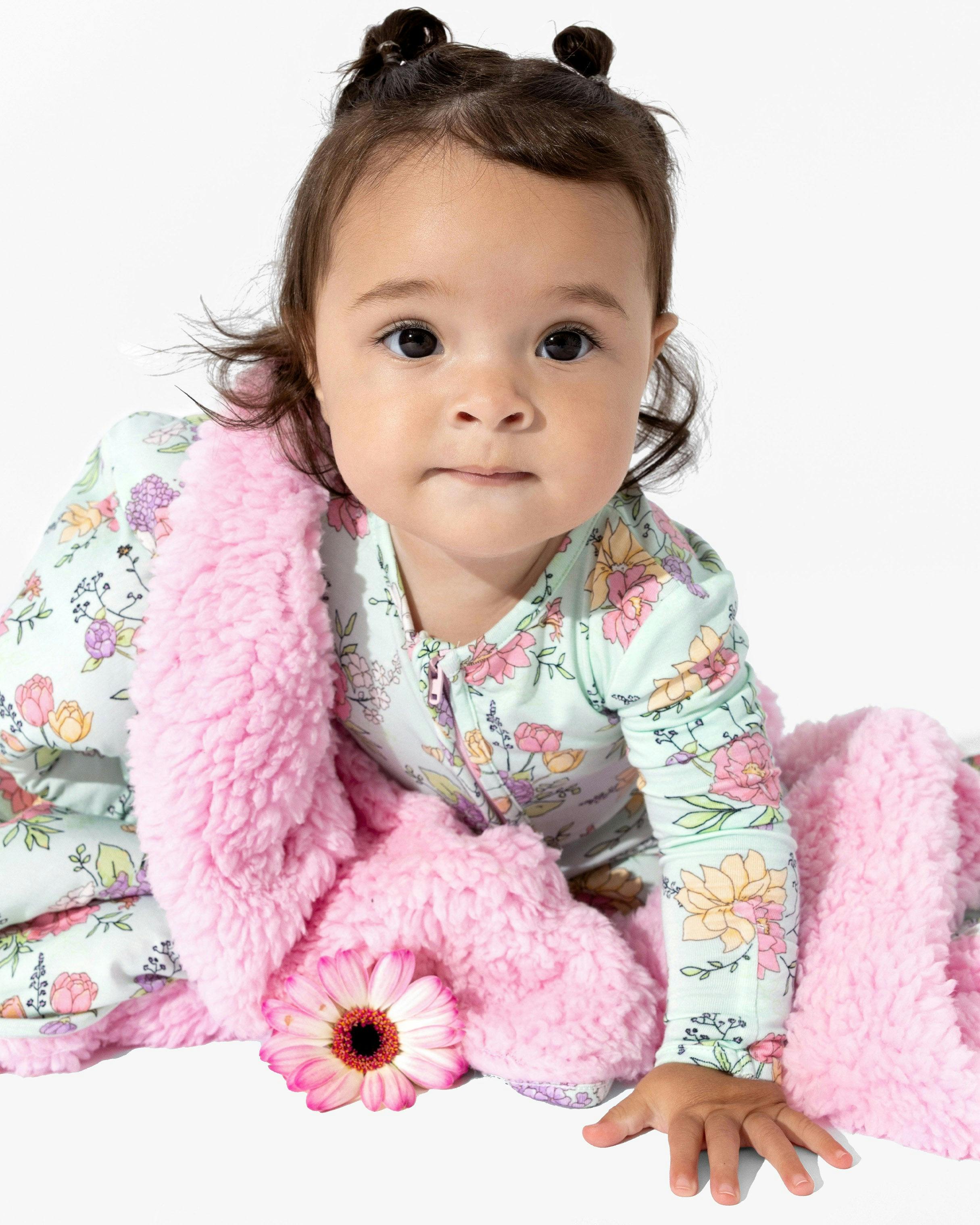 Petals & Posies Bamboo Blanket