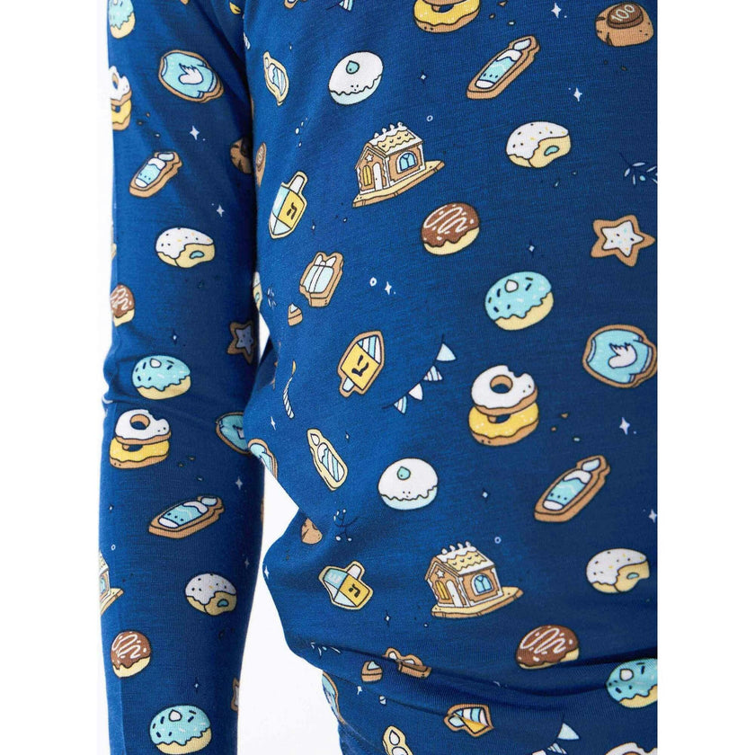 Hanukkah Cookies Bamboo Swaddle & Beanie Set