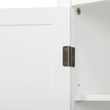 St. James Wooden Floor Cabinet with 3 Shelves