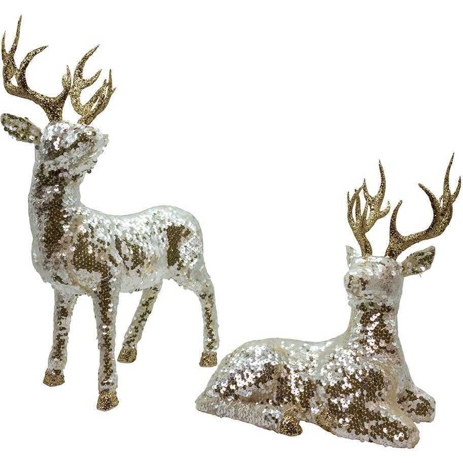 Gold Standing and Lying Table Pieces