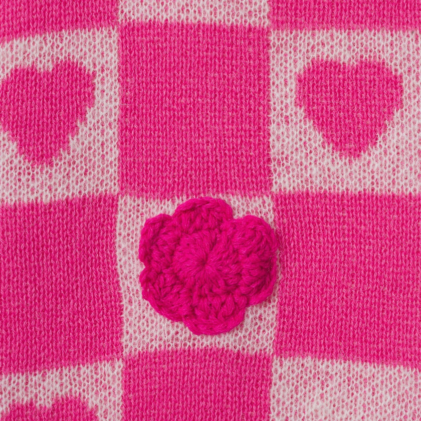 Infant (9-24M) Girls 3-Piece Sweater Set | Patchwork Hearts