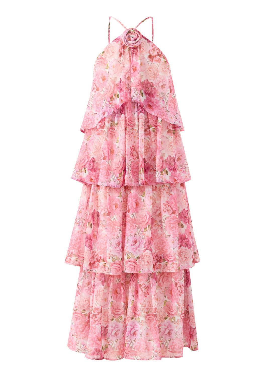 Julietta Frill Maxi Dress