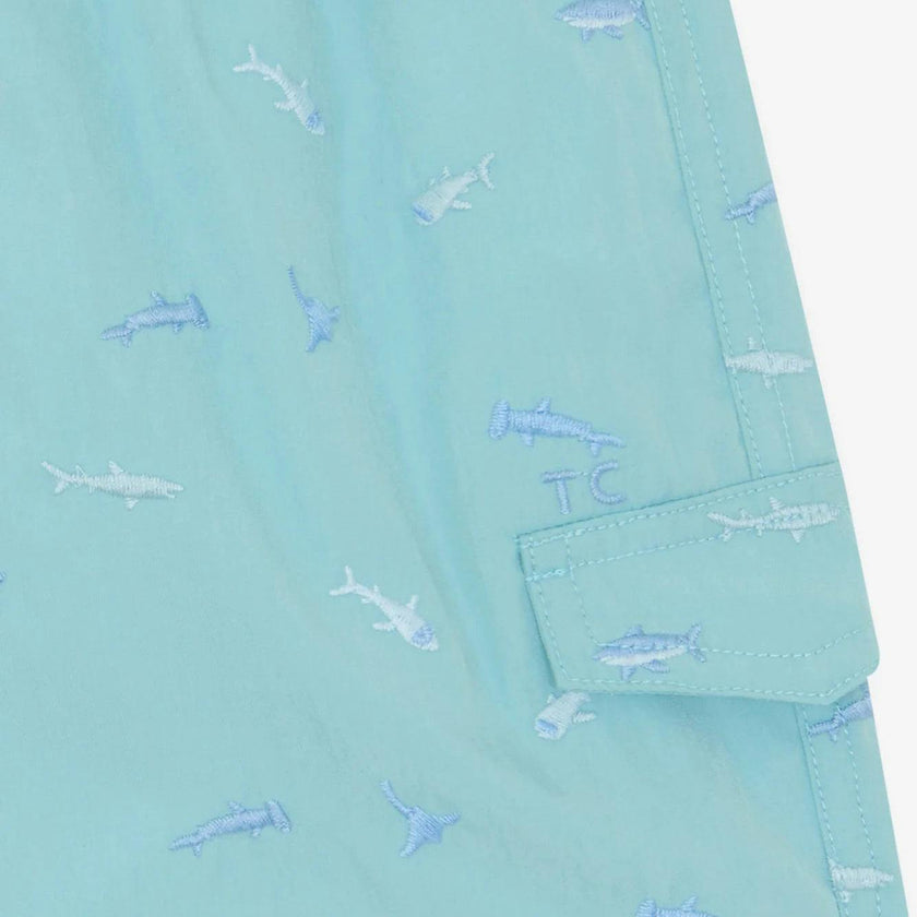 TARTINE ET CHOCOLAT Ocean Friends Embroidered Swim Trunks