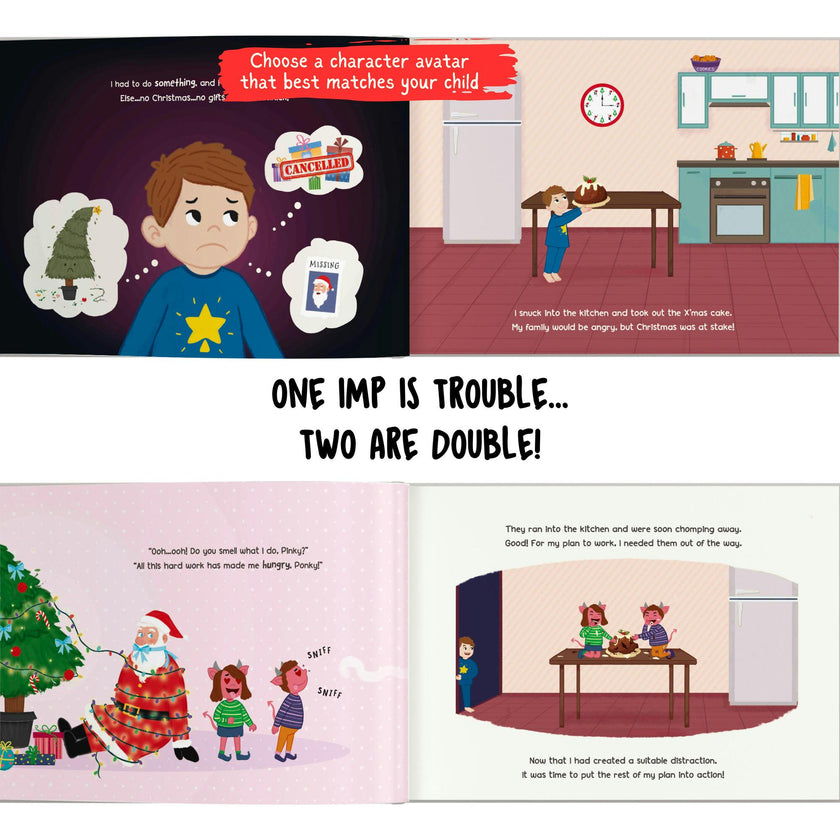 How I Saved Santa from Pinky & Ponky! (Personalized Christmas Adventure Story)
