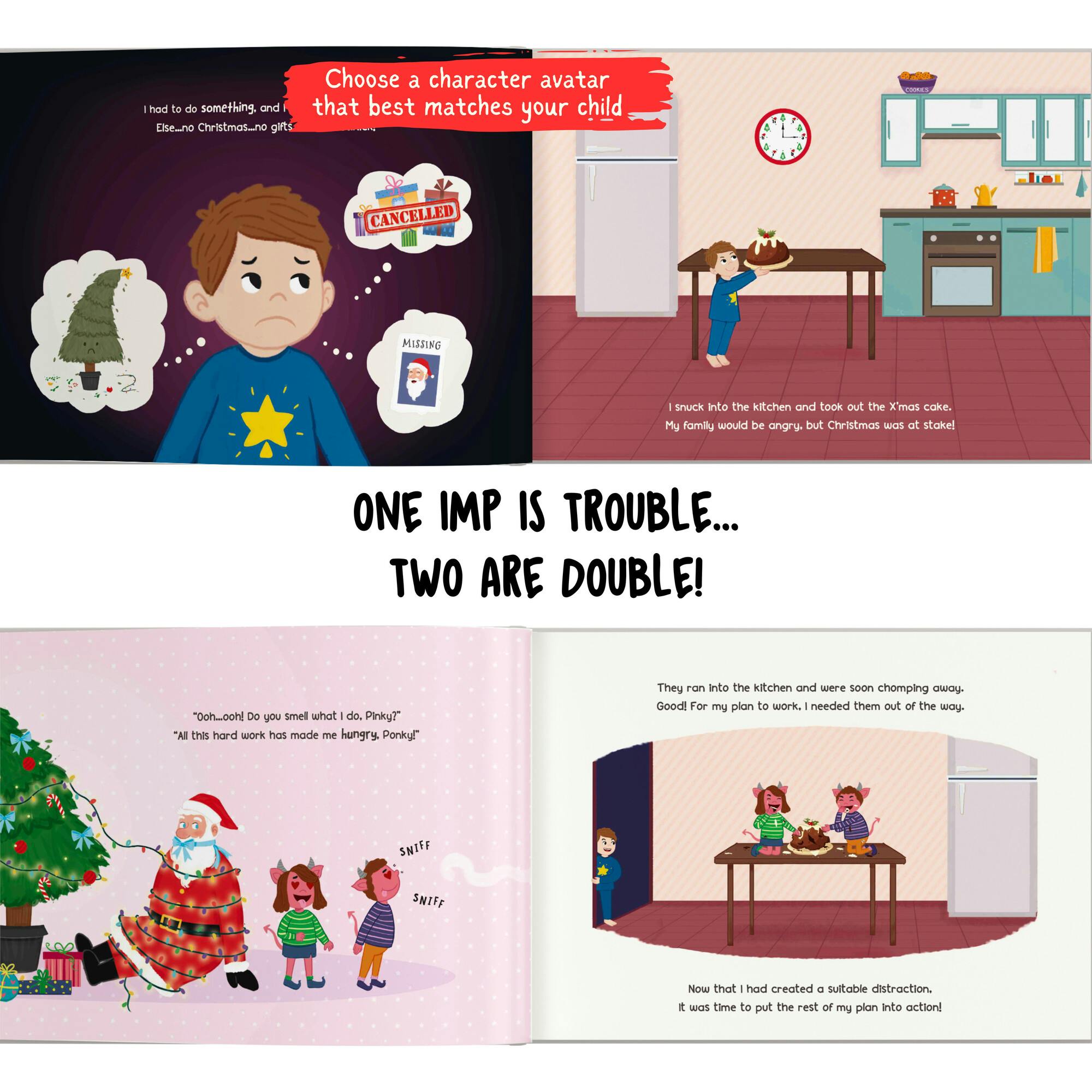 How I Saved Santa from Pinky & Ponky! (Personalized Christmas Adventure Story)