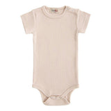 Pink Short-Sleeved Modal Bodysuit
