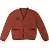 Alpaca Wild Fox Cardigan in Burnt Orange