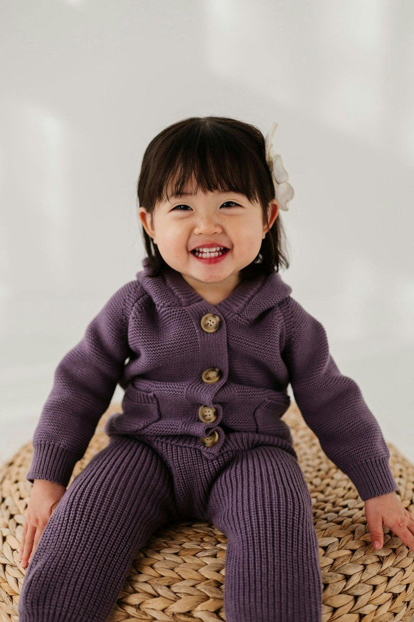 Baby Girl Knit Hoodie