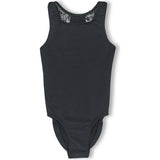 Power Ballet Black Racer Back Leotard, Black