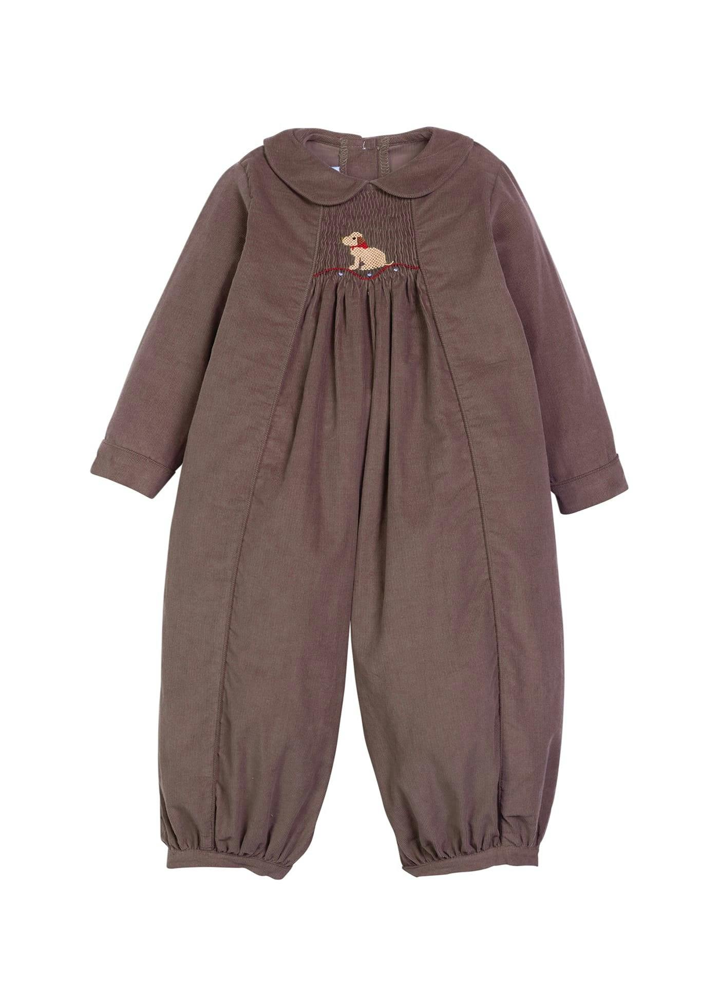 Chest Smocked Romper - Seated Lab