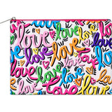 Corey Paige Love Letters Cosmetic Bag Trio