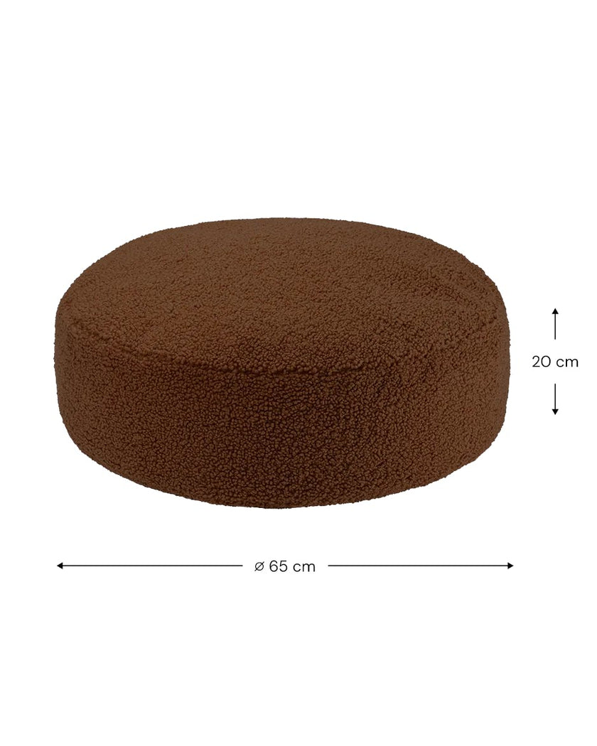 Warm Hazel Ottoman