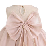 Light Pink Balloon Hem Dress