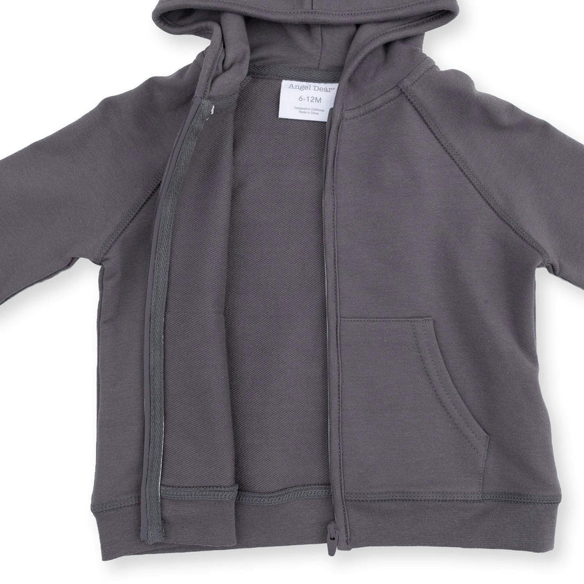 Solid Castlerock - Zip Hoodie