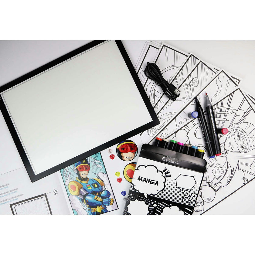 Manga - + Led Light Pad And Markers Workshop - 10y+