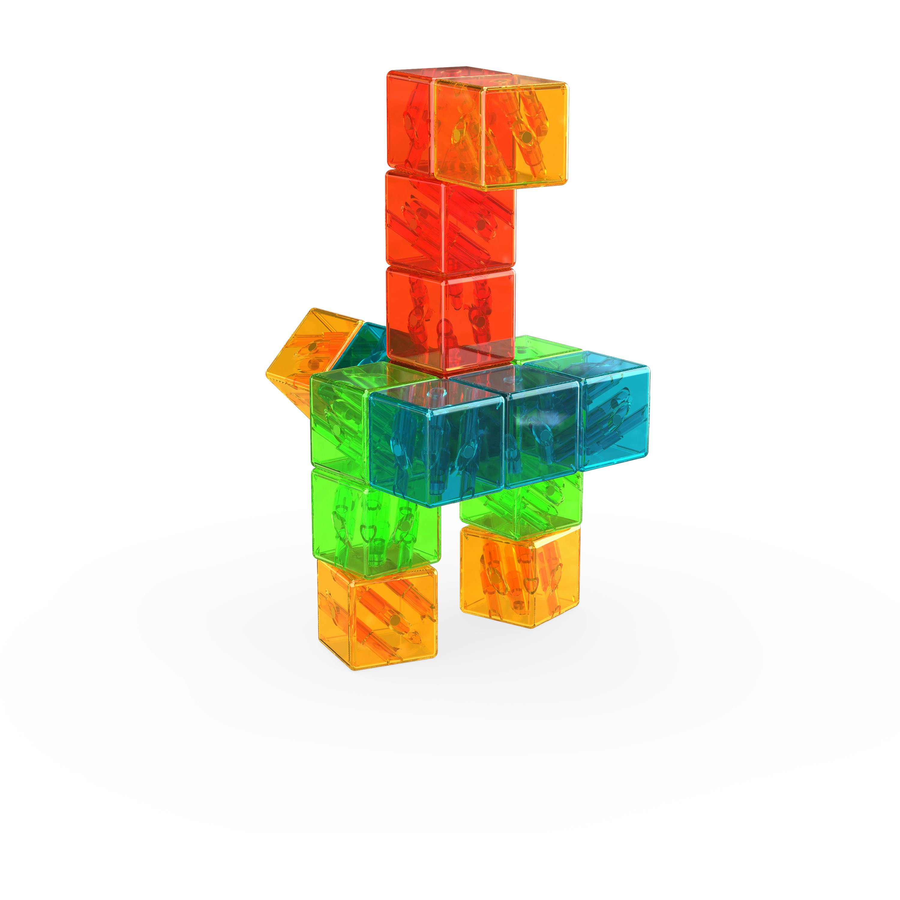 Geomag Magnetic Blocks Gems 16 Piece Set