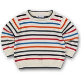 Sweater With Raised Stripes