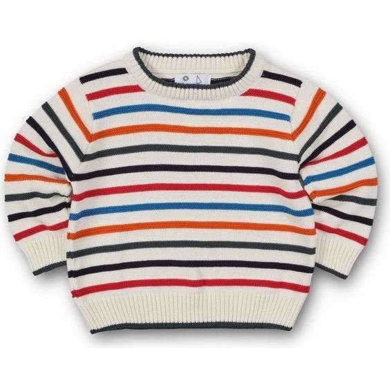 Sweater With Raised Stripes