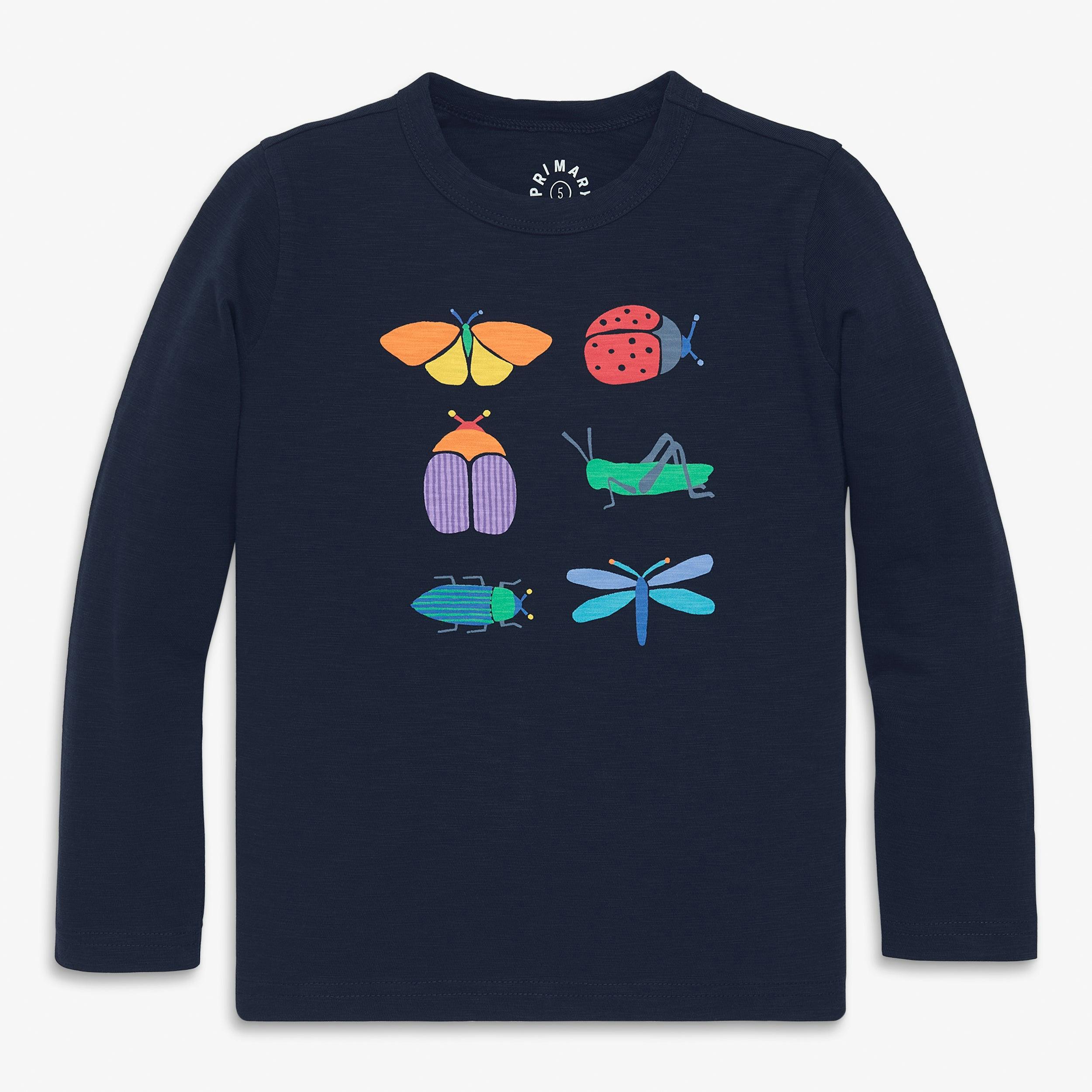 Kids long sleeve critter tee