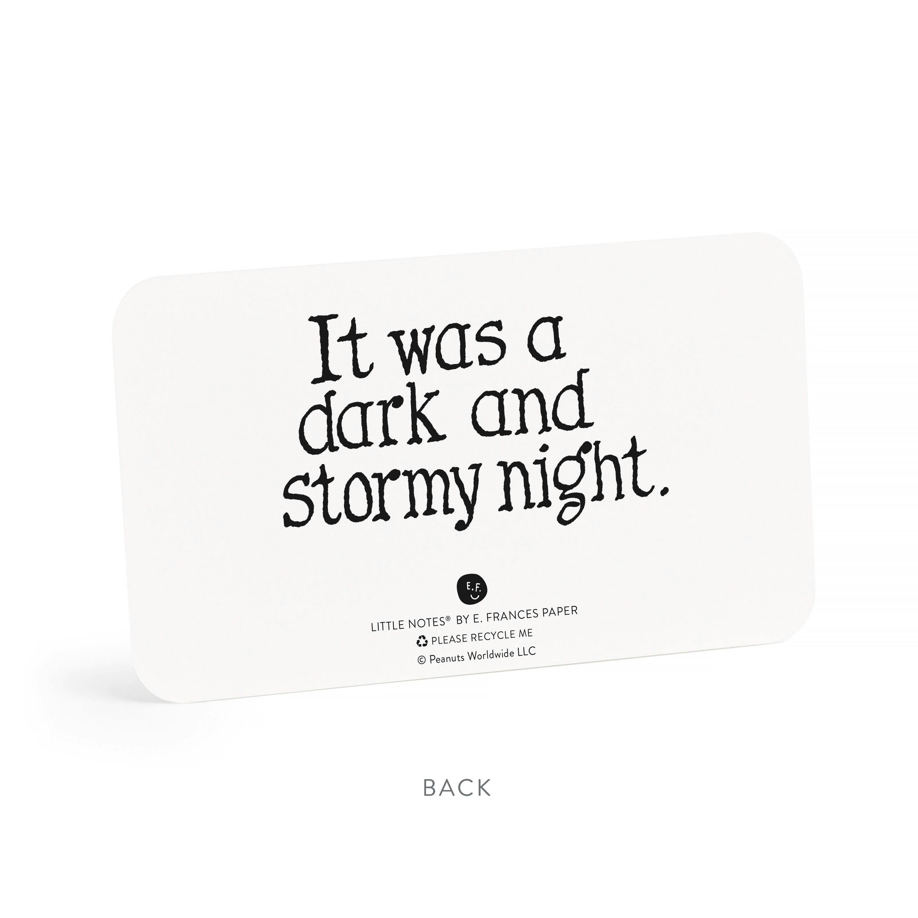E. Frances x Peanuts® Snoopy Typing Little Notes®
