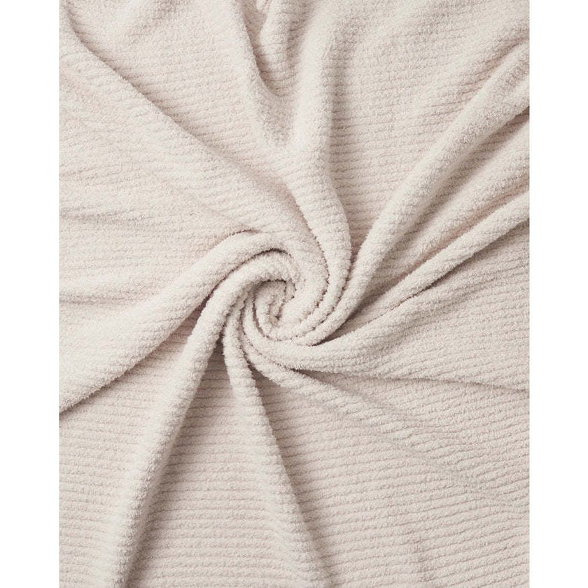 Fuzzy Cushy Ribbed Blanket