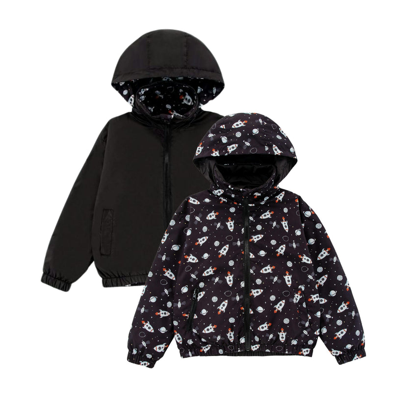 Max Reversible Rain Jacket Windbreaker, Spaceships