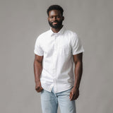 Organic Short Sleeve Seersucker Shirt
