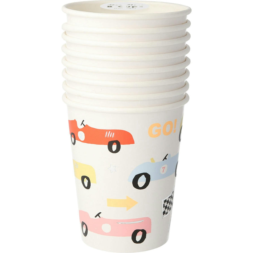 Race Car Party Cups