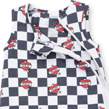 Heart Tattoo Check Black - Sleep Bag