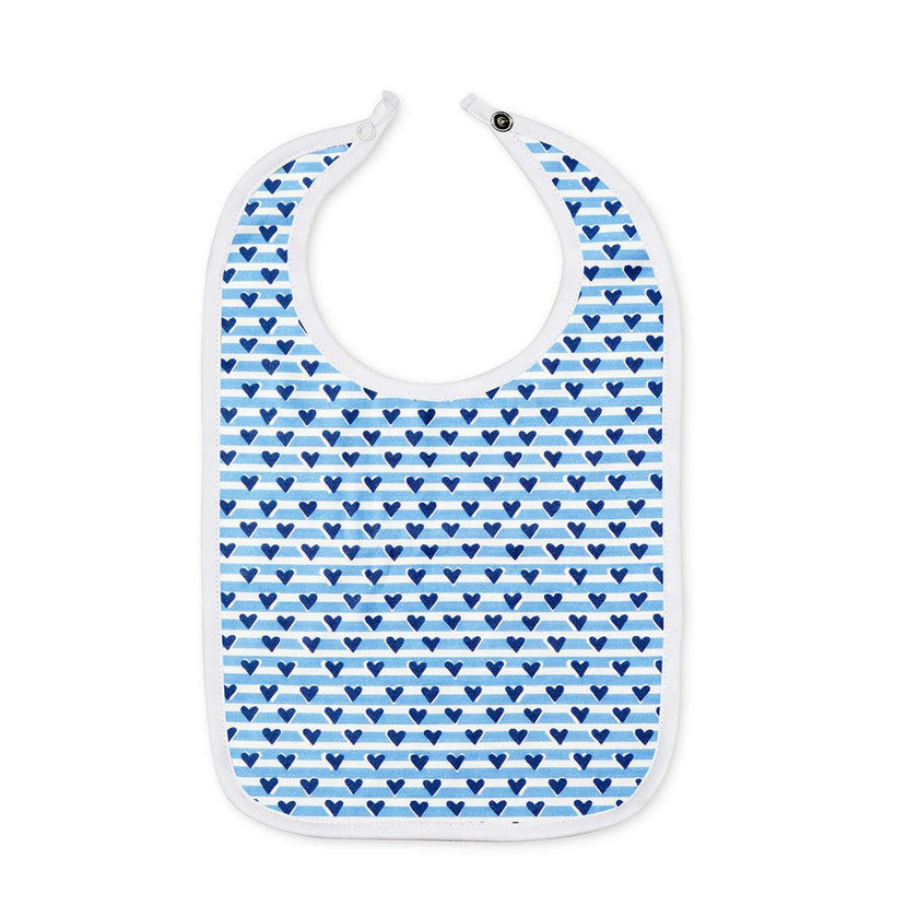 Sailor Hearts Baby Bib