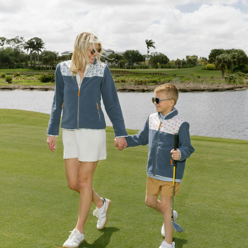 Women's Hydrangea Fleece Jacket