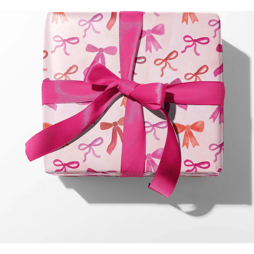 Pink Bows Gift Wrap