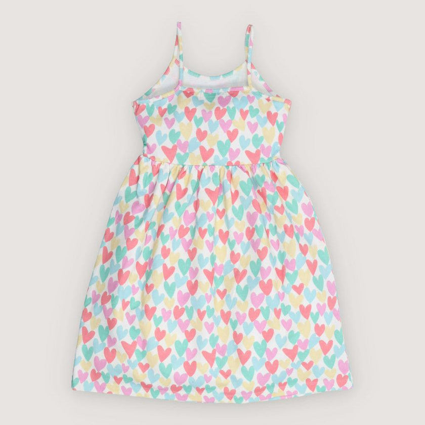 Anis Dress Hearts Print