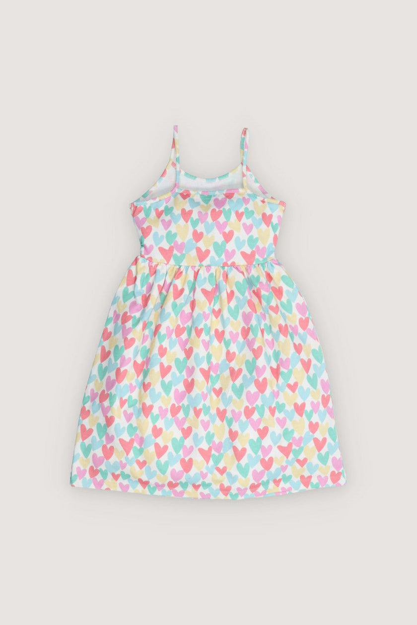 Anis Dress Hearts Print