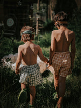 Swim Trunks | UPF + Recycled - Buckwheat Plaid