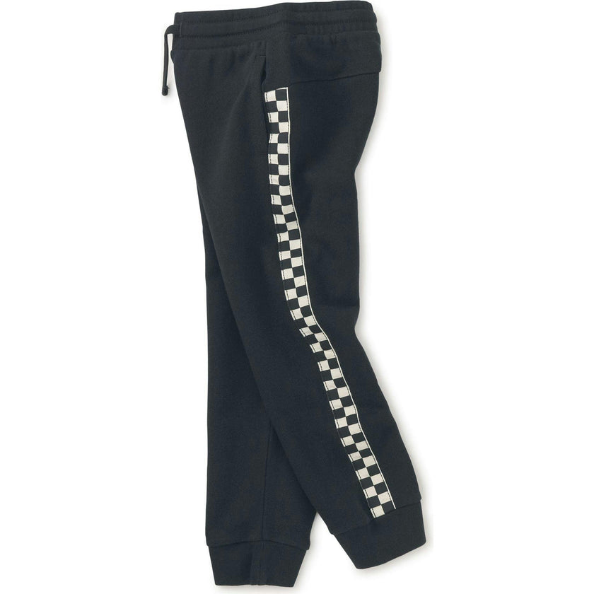 Stripe-Out Elastic Waist Drawstring Pocket Joggers