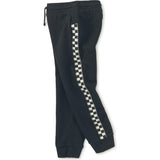 Stripe-Out Elastic Waist Drawstring Pocket Joggers