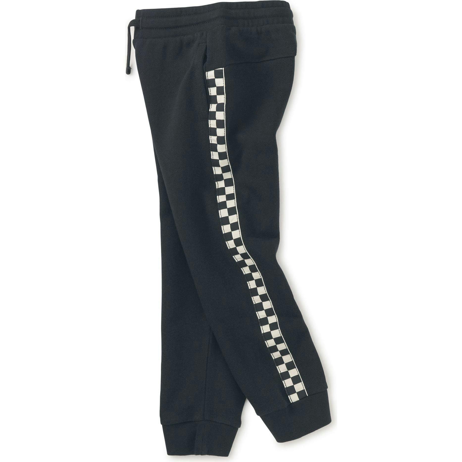 Stripe-Out Elastic Waist Drawstring Pocket Joggers