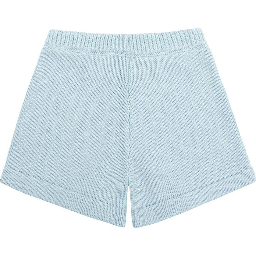 Unisex Light Blue Knit Short