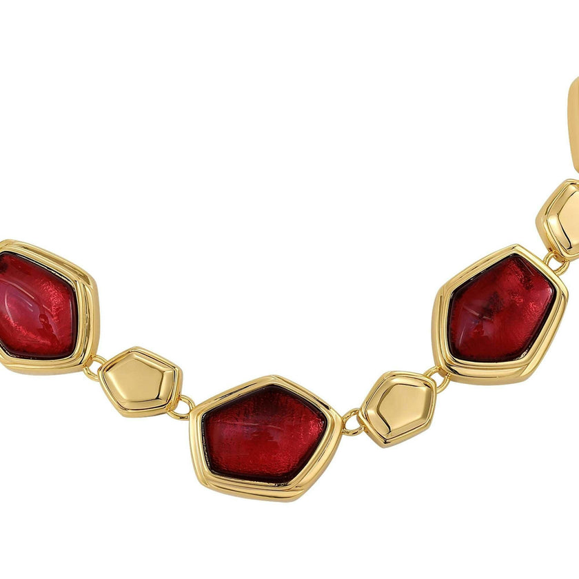 Red Velvet Necklace